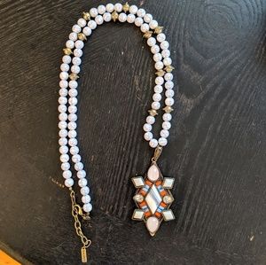 Baublebar Stone and Bead Statement Necklace